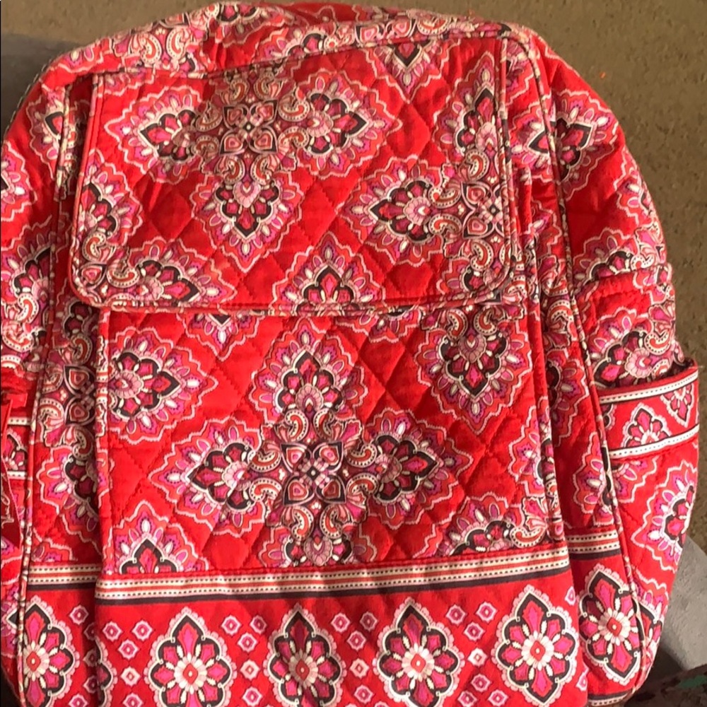 Red Vera Bradley backpack